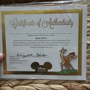 Disney Movie Club‎ VIP Exclusive Pin Bambi